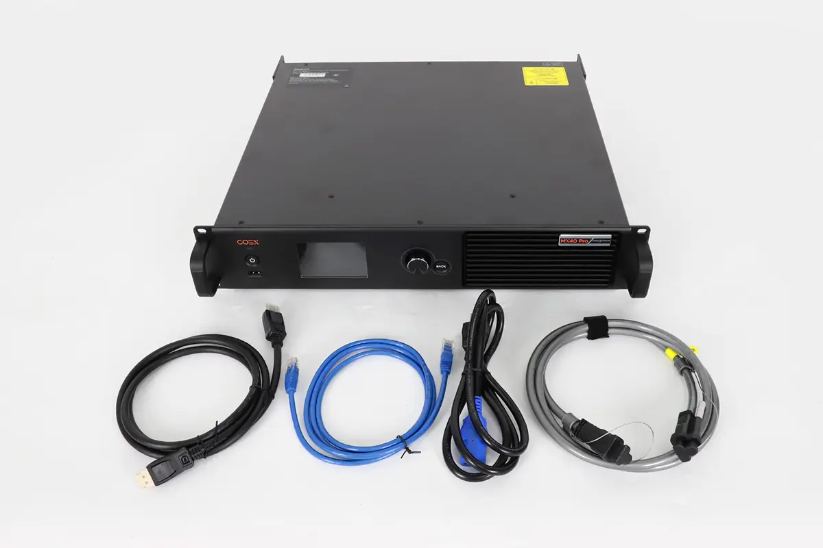 NovaStar MX40 Pro LED display controller with included power signal and network cables