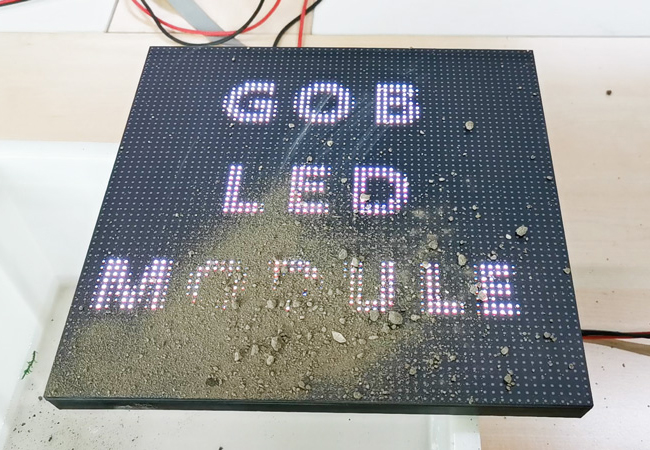 GOB LED display module