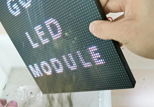 GOB LED display module