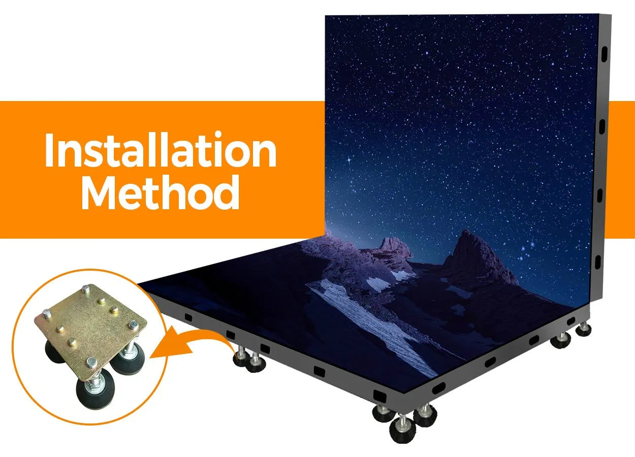 Floor LED display Floor 500×1000 Outdoor Floor LED Display Wall