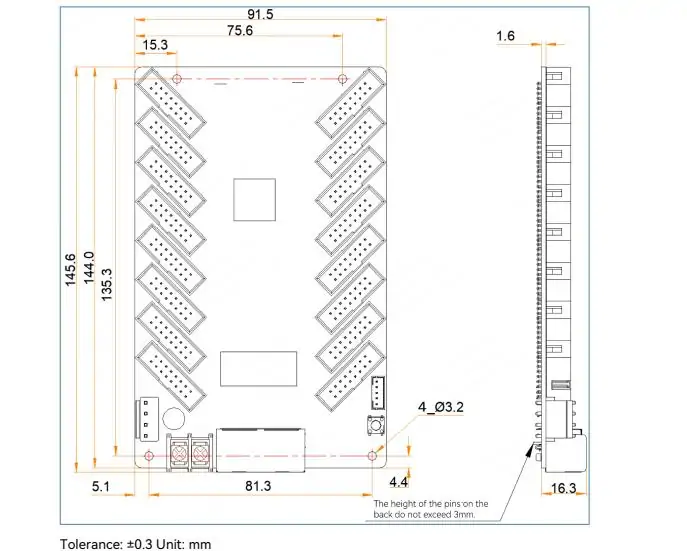 Novastar MRV416 N Dimensions