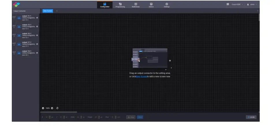 Windows Control of Novastar H2