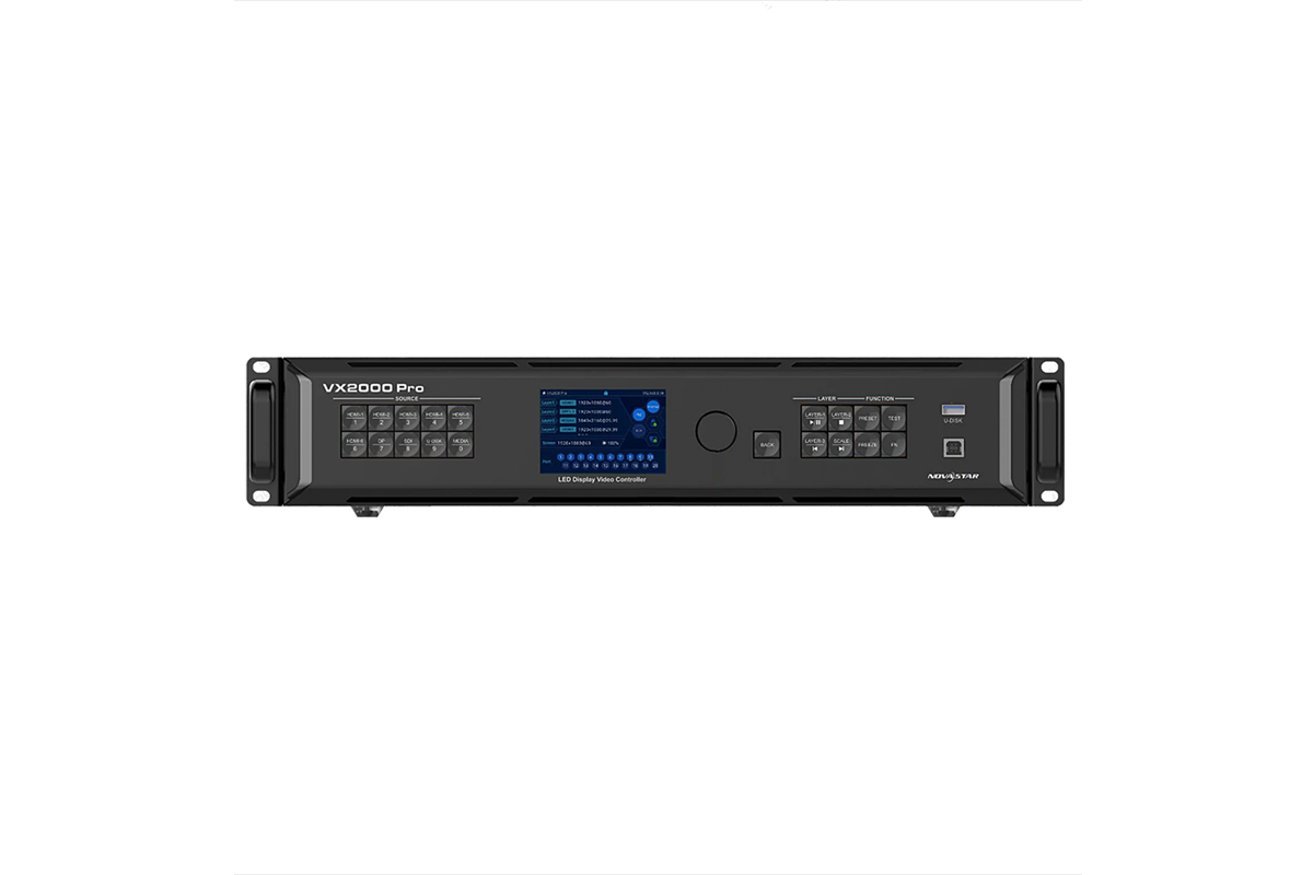 NovaStar VX2000 Pro 4K all in one LED display controller front panel
