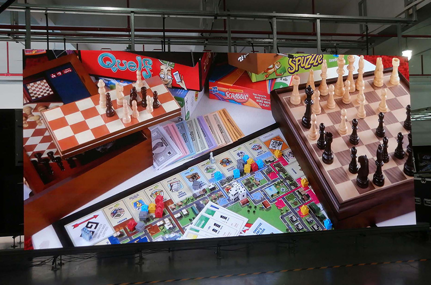 GOB LED display module