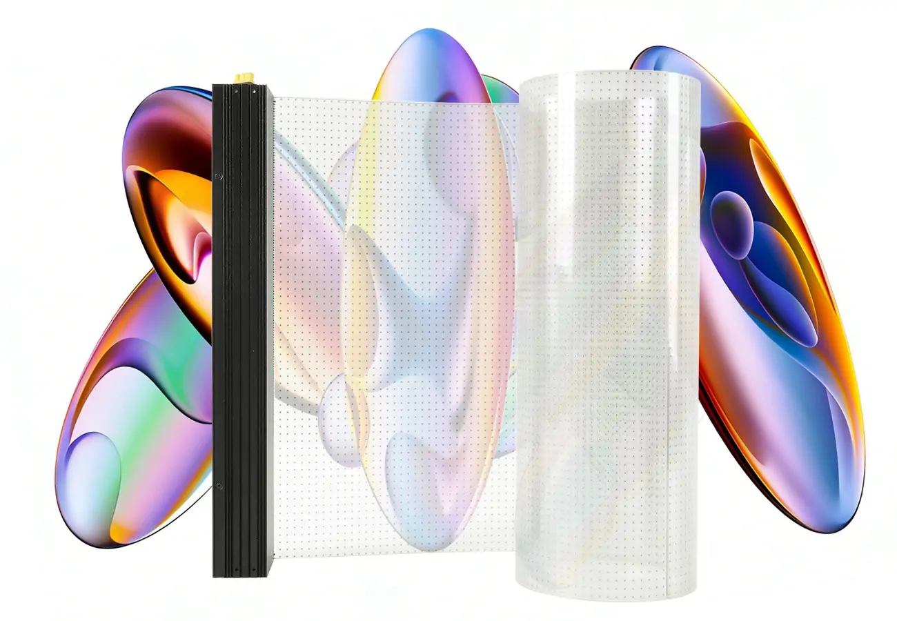 Flexible Roll Up LED Displays LED Display Manufacturer in China HonghaiLED Flexible Roll Up LED Displays