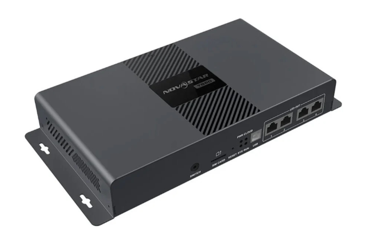 NovaStar TB502 LED Display Manufacturer in China HonghaiLED NovaStar TB50 Taurus multimedia player angled product view