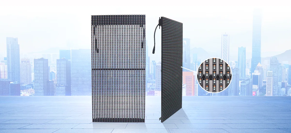 500×1000 Outdoor Grid LED Display