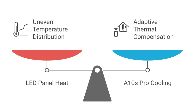 A10s Pro Receiving Card Adaptive Thermal Compensation