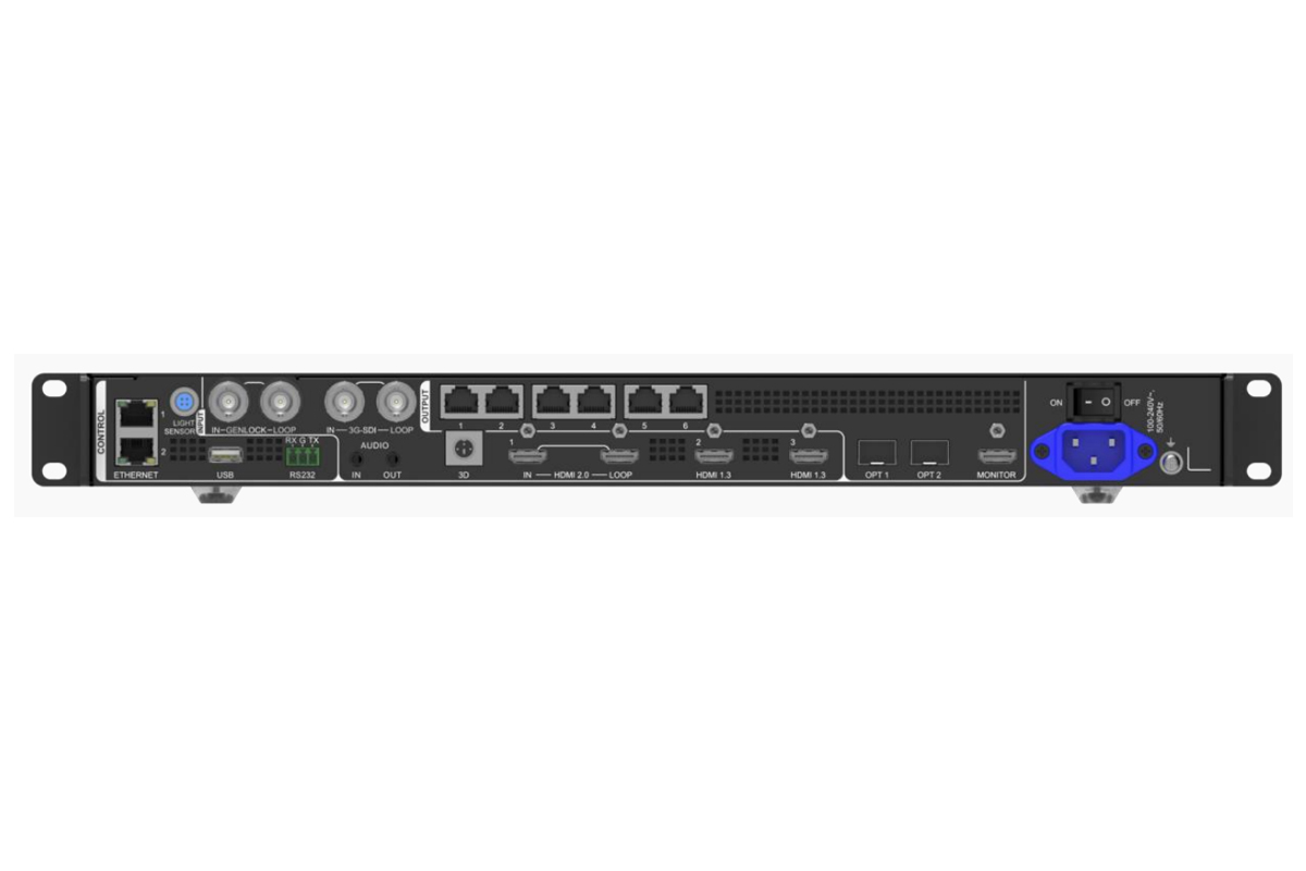 Novastar VX600 Pro video wall controller rear panel