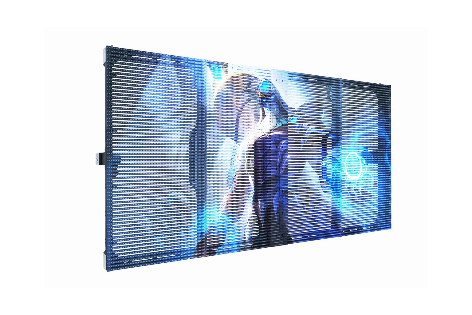 Transparent LED Display Cabinet 1000 x 500mmHH1000TOR1 LED Display Manufacturer in China HonghaiLED 1000 × 500 mm transparent LED display cabinet