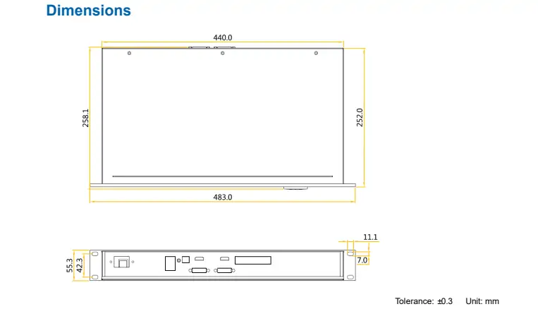 MCTRL660 LED Controller Dimensions LED Display Manufacturer in China HonghaiLED MCTRL660 LED Controller Dimensions