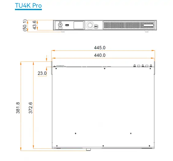TU4K Pro Size LED Display Manufacturer in China HonghaiLED TU4K Pro Size