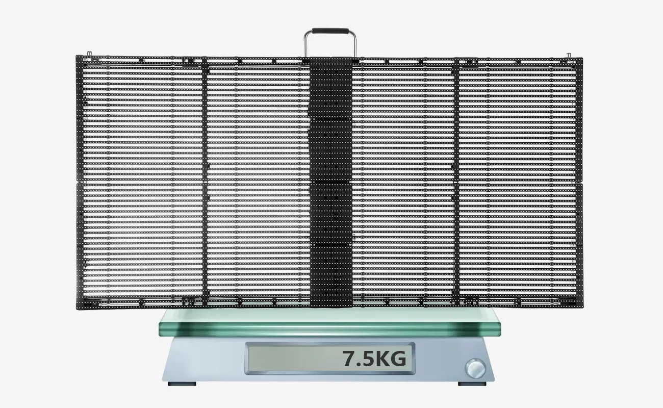 1000×500 Outdoor Transparent LED Display