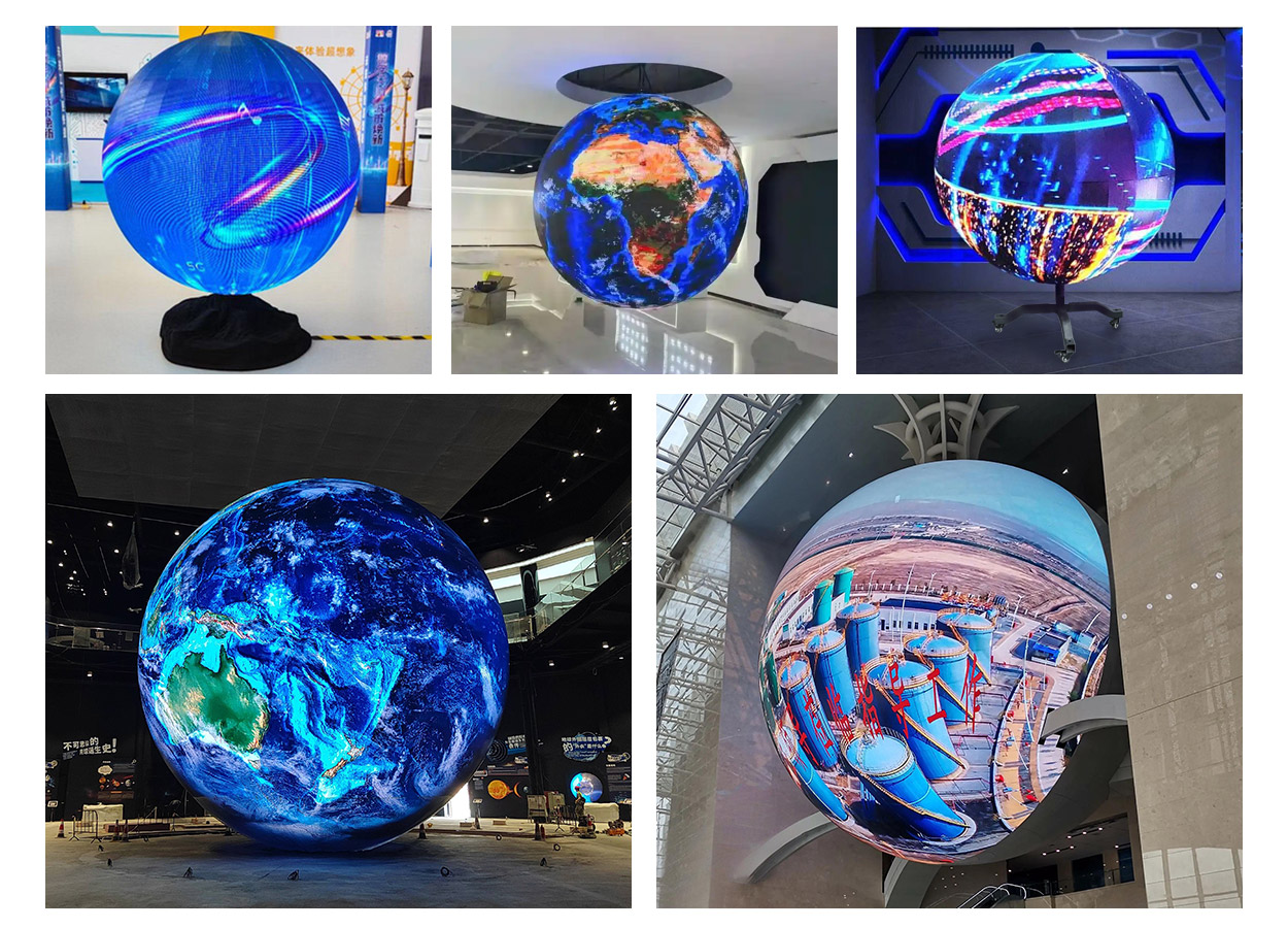 LED Spherical display