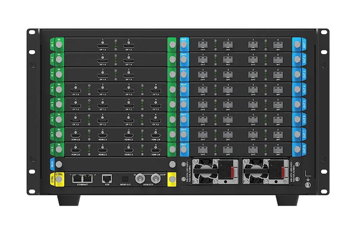Novastar MX6000 Pro video wall controller back