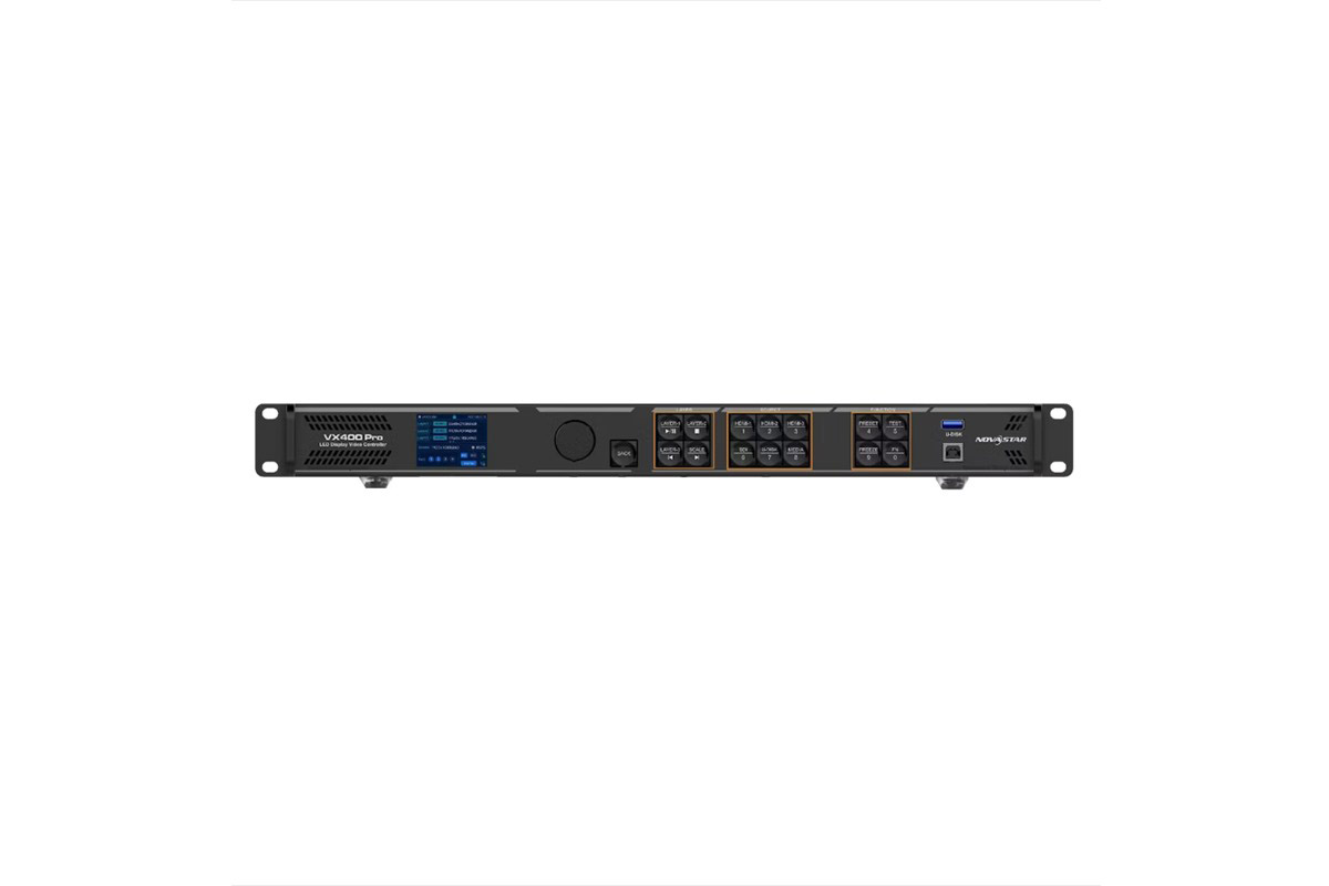 NovaStar VX400 Pro compact all in one LED display controller front panel