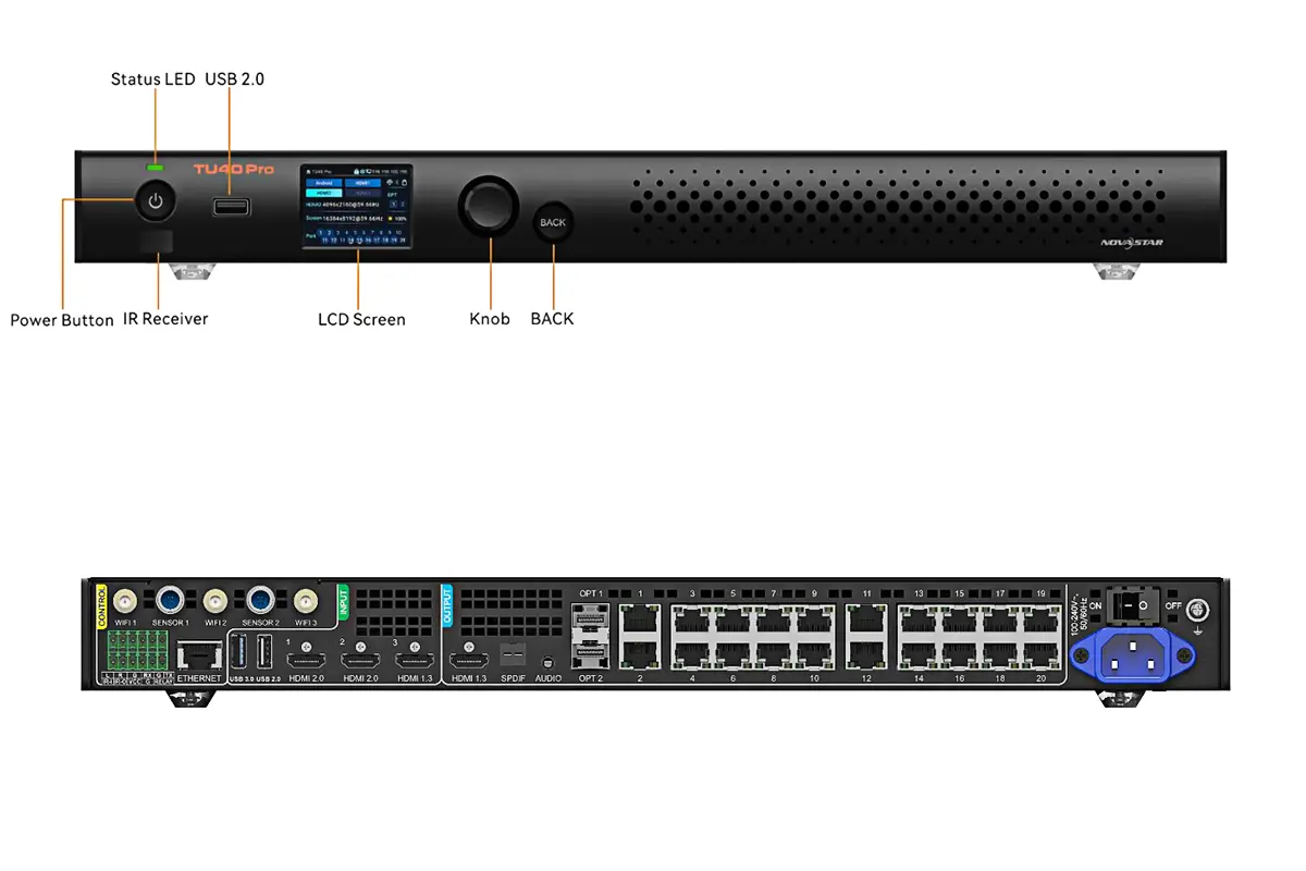 TU40 Pro Playback Control Processor